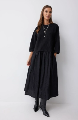 Платье Lyushe 4219 черный  Платье Lyushe 4219 черный