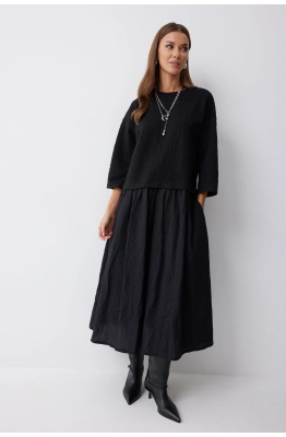 Платье Lyushe 4219 черный  Платье Lyushe 4219 черный