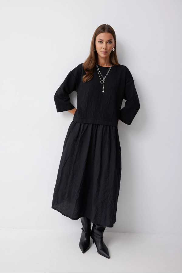 Платье Lyushe 4219 черный Платье Lyushe 4219 черный