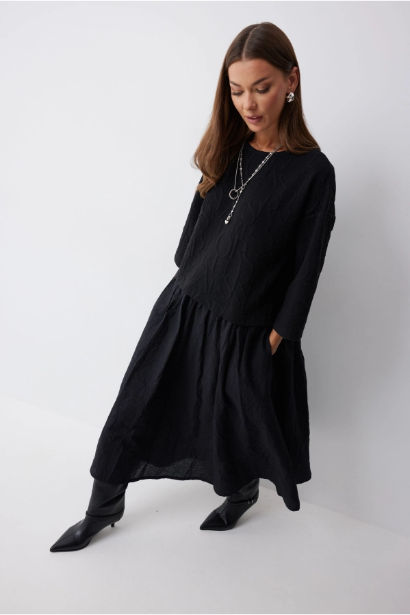 Платье Lyushe 4219 черный Платье Lyushe 4219 черный