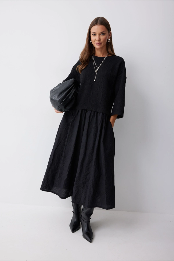 Платье Lyushe 4219 черный Платье Lyushe 4219 черный