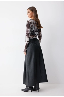 Юбка Lyushe 4223 черный  Юбка Lyushe 4223 черный