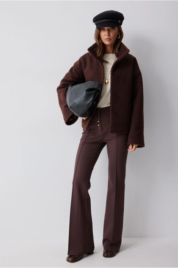 Жакет Lyushe 4229 коричневый Жакет Lyushe 4229 коричневый