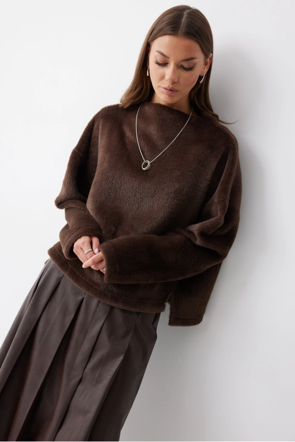 Джемпер Lyushe 4233 коричневый