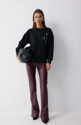 Брюки Lyushe 4235 бордо  Брюки Lyushe 4235 бордо