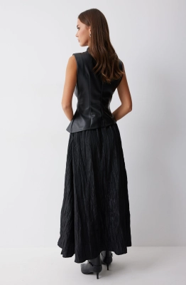 Топ Lyushe 4239 черный  Топ Lyushe 4239 черный