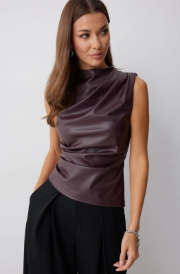 Топ Lyushe 4239 бордо  Топ Lyushe 4239 бордо