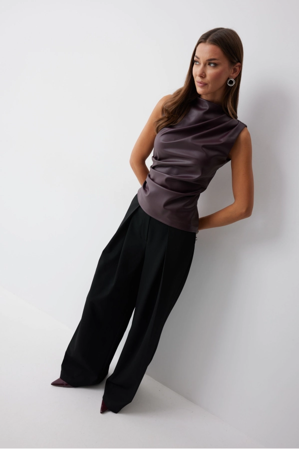 Топ Lyushe 4239 бордо Топ Lyushe 4239 бордо