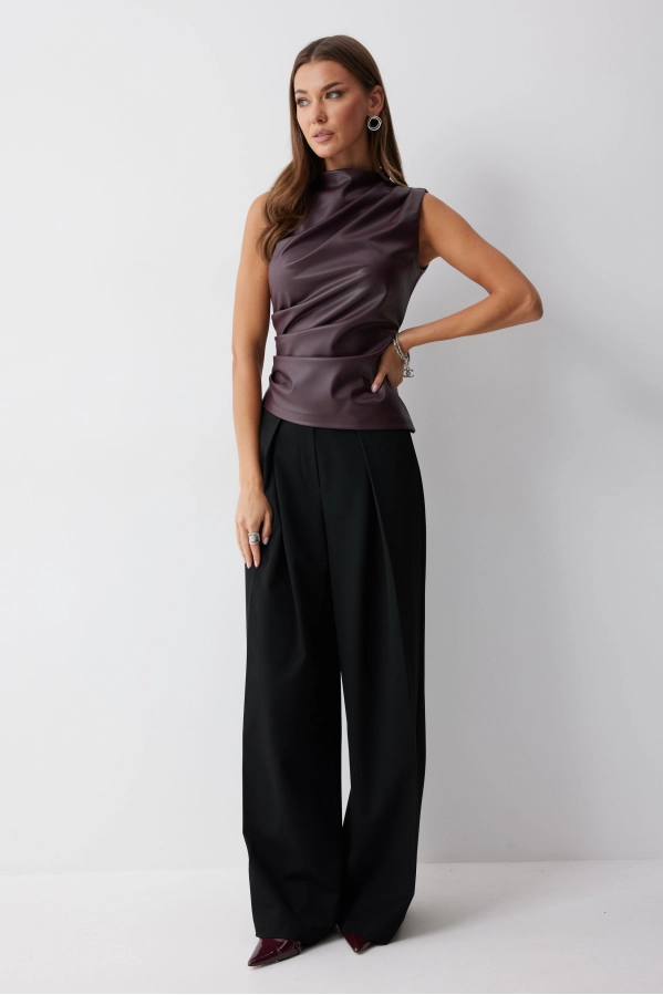 Топ Lyushe 4239 бордо Топ Lyushe 4239 бордо