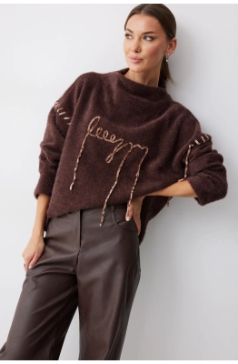 Джемпер Lyushe 4242 коричневый 