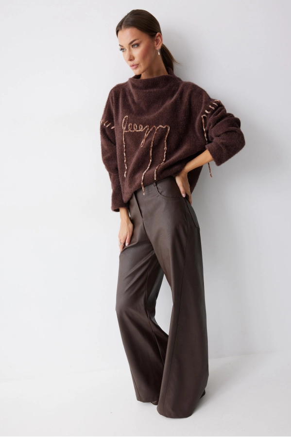 Джемпер Lyushe 4242 коричневый