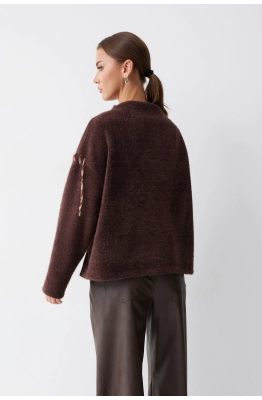 Джемпер Lyushe 4242 коричневый 
