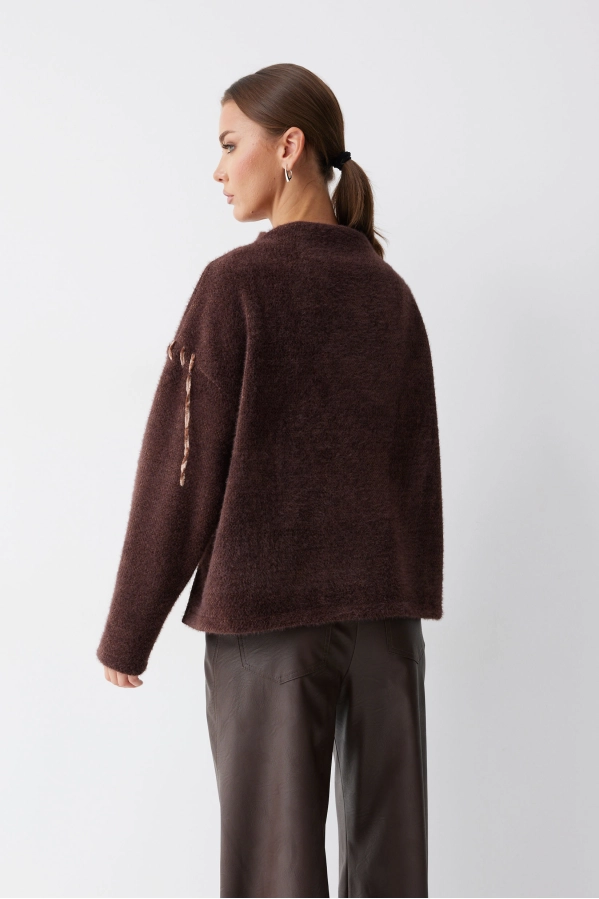 Джемпер Lyushe 4242 коричневый