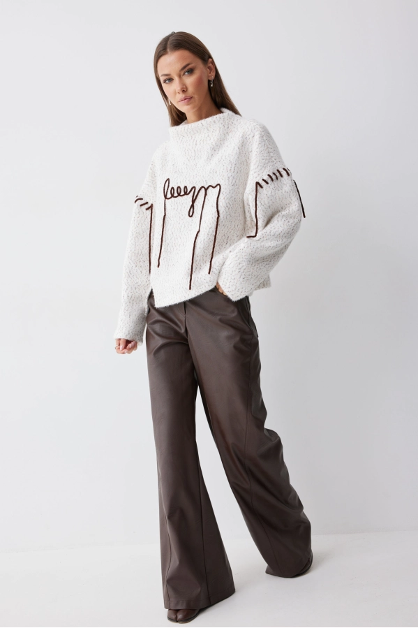 Джемпер Lyushe 4242 молоко Джемпер Lyushe 4242 молоко