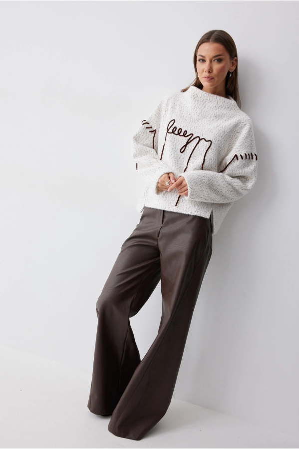 Джемпер Lyushe 4242 молоко Джемпер Lyushe 4242 молоко