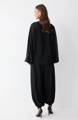 Блуза Lyushe 4243 черный  Блуза Lyushe 4243 черный