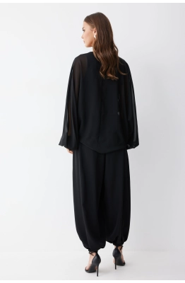 Блуза Lyushe 4243 черный  Блуза Lyushe 4243 черный