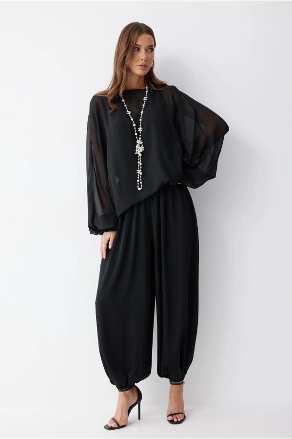 Блуза Lyushe 4243 черный Блуза Lyushe 4243 черный