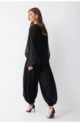Брюки Lyushe 4244 черный  Брюки Lyushe 4244 черный