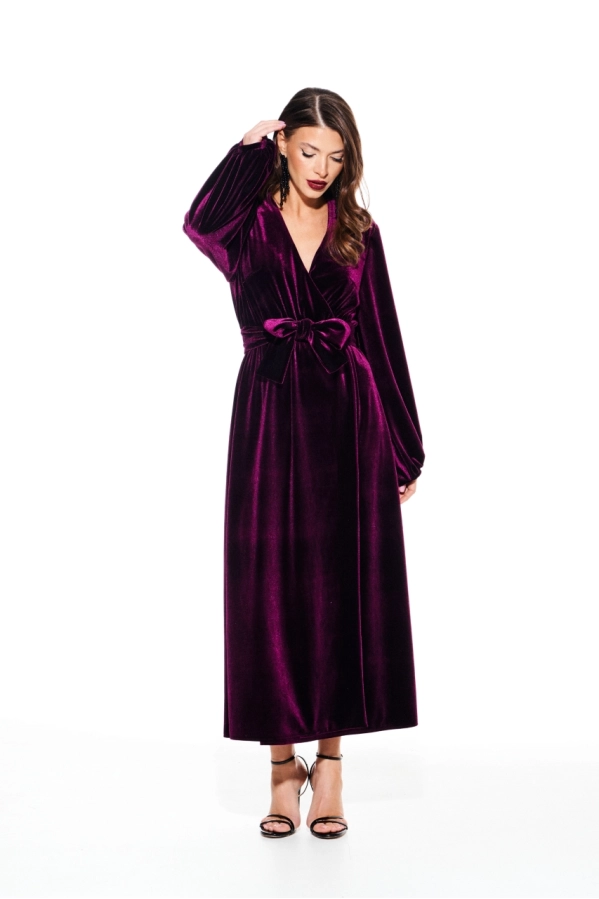 Платье ELLETTO LIFE 1116 баклажан Платье ELLETTO LIFE 1116 баклажан