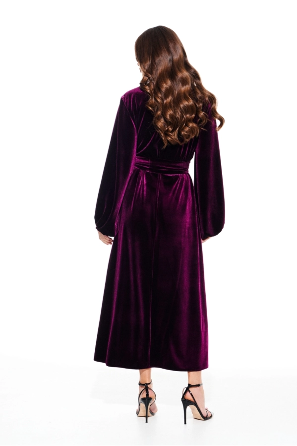 Платье ELLETTO LIFE 1116 баклажан Платье ELLETTO LIFE 1116 баклажан