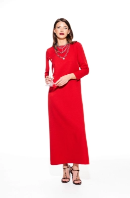 Платье ELLETTO LIFE 1117 красный  Платье ELLETTO LIFE 1117 красный