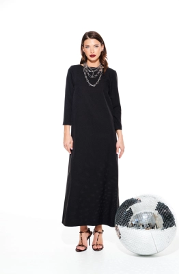 Платье ELLETTO LIFE 1117 черный  Платье ELLETTO LIFE 1117 черный
