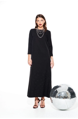 Платье ELLETTO LIFE 1117 черный  Платье ELLETTO LIFE 1117 черный