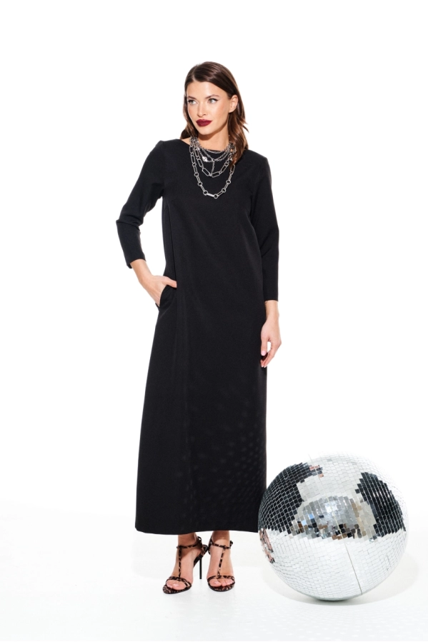 Платье ELLETTO LIFE 1117 черный Платье ELLETTO LIFE 1117 черный