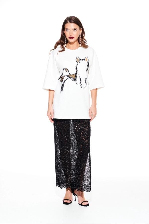 Юбка ELLETTO LIFE 2373 черный Юбка ELLETTO LIFE 2373 черный