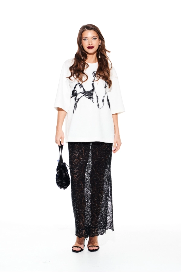 Юбка ELLETTO LIFE 2373 черный Юбка ELLETTO LIFE 2373 черный