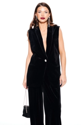 Жилет ELLETTO LIFE 3921 черный  Жилет ELLETTO LIFE 3921 черный