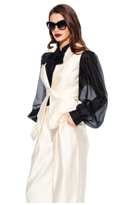 Жилет ELLETTO LIFE 3922 сливочный 