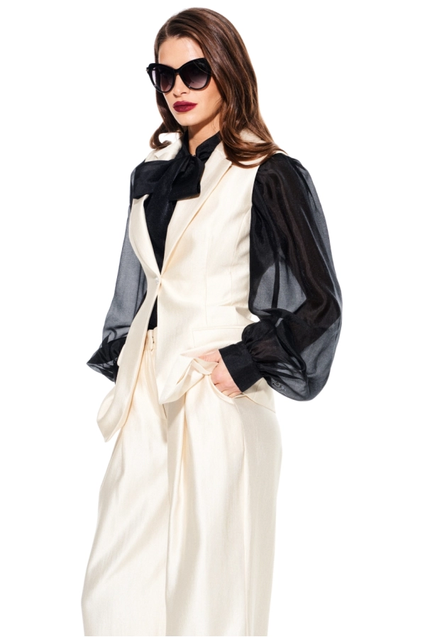 Жилет ELLETTO LIFE 3922 сливочный