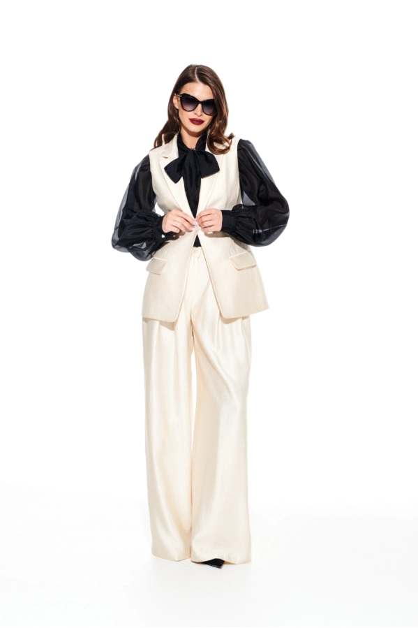 Жилет ELLETTO LIFE 3922 сливочный