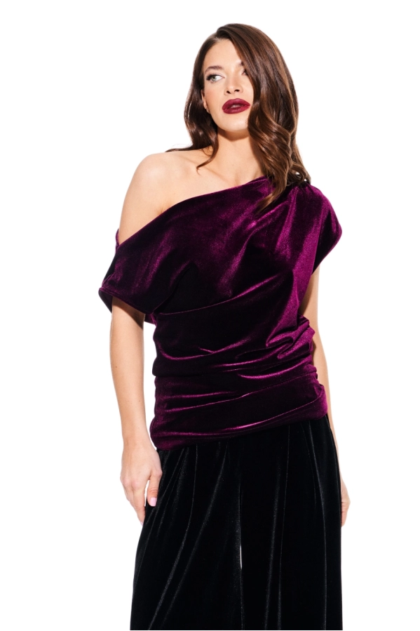 Блуза ELLETTO LIFE 3923 баклажан Блуза ELLETTO LIFE 3923 баклажан