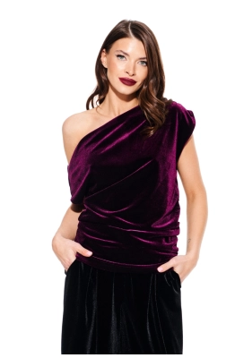 Блуза ELLETTO LIFE 3923 баклажан  Блуза ELLETTO LIFE 3923 баклажан