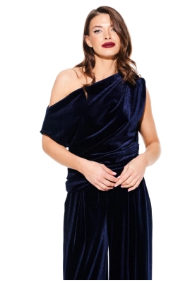 Блуза ELLETTO LIFE 3923 синий  Блуза ELLETTO LIFE 3923 синий