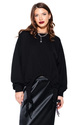 Свитшот ELLETTO LIFE 3929 черный  Свитшот ELLETTO LIFE 3929 черный