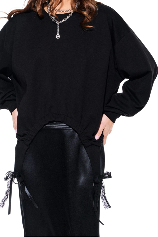 Свитшот ELLETTO LIFE 3929 черный Свитшот ELLETTO LIFE 3929 черный