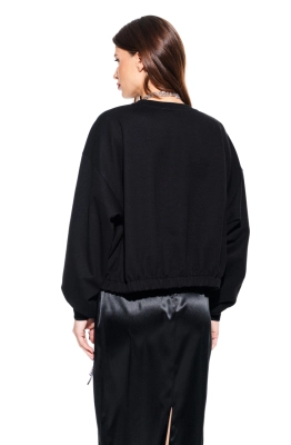 Свитшот ELLETTO LIFE 3929 черный  Свитшот ELLETTO LIFE 3929 черный