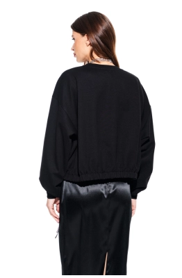 Свитшот ELLETTO LIFE 3929 черный  Свитшот ELLETTO LIFE 3929 черный