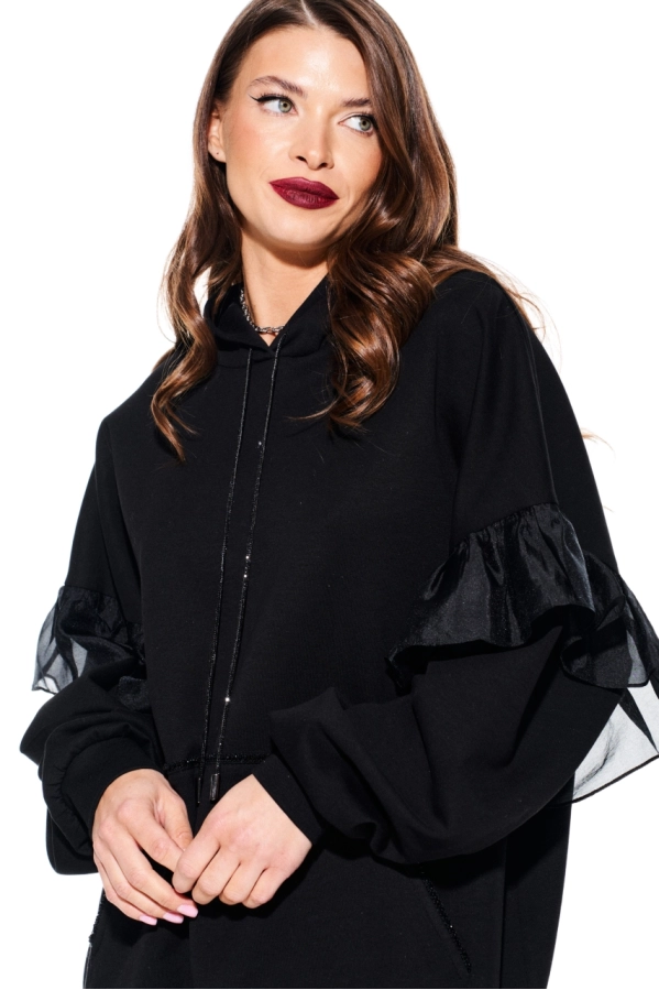 Толстовка ELLETTO LIFE 3930 черный Толстовка ELLETTO LIFE 3930 черный