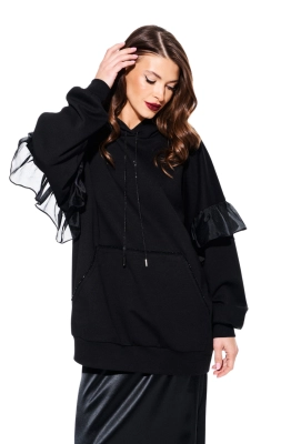 Толстовка ELLETTO LIFE 3930 черный  Толстовка ELLETTO LIFE 3930 черный