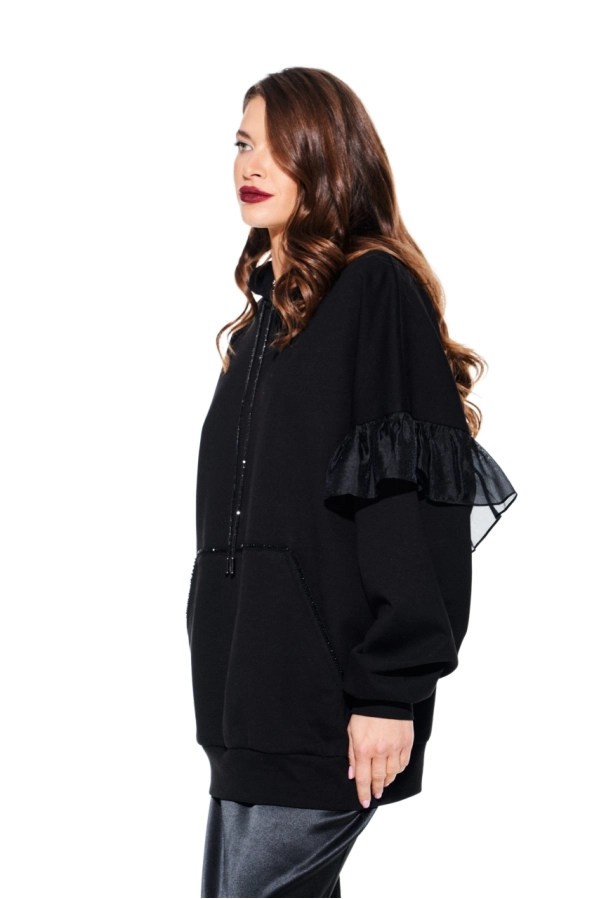 Толстовка ELLETTO LIFE 3930 черный Толстовка ELLETTO LIFE 3930 черный