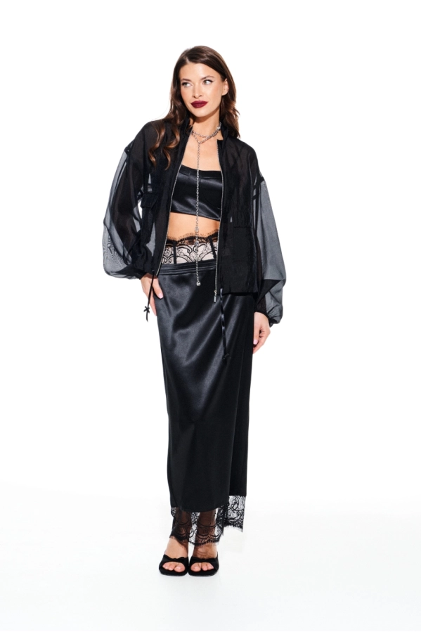 Блузон ELLETTO LIFE 3932 черный Блузон ELLETTO LIFE 3932 черный