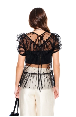 Блуза ELLETTO LIFE 3934 черный  Блуза ELLETTO LIFE 3934 черный