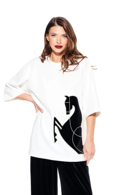 Джемпер ELLETTO LIFE 3937 молочный  Джемпер ELLETTO LIFE 3937 молочный