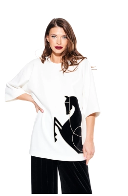 Джемпер ELLETTO LIFE 3937 молочный  Джемпер ELLETTO LIFE 3937 молочный