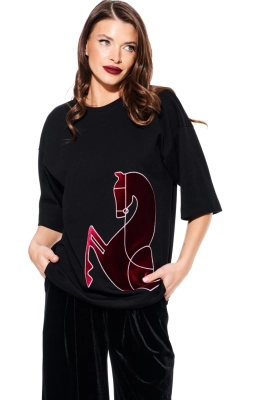 Джемпер ELLETTO LIFE 3937 черный  Джемпер ELLETTO LIFE 3937 черный